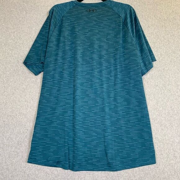 Under Armour the tech tee mens XXL short sleeve turquoise - Picture 7 of 7